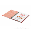 promotional printed spiral binding hard cover cook book